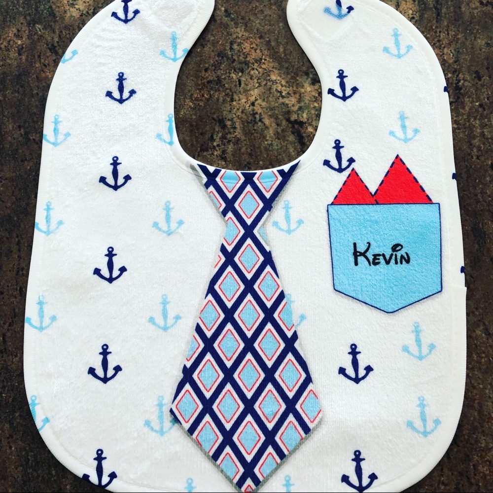 Personalized shirt and tie bib